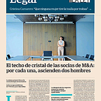 El techo de cristal de las socias de M&A, fiscal y competencia: por cada una, ascienden dos hombres